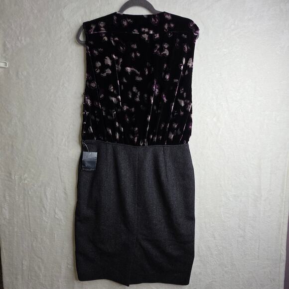 Rachel Roy Sz10 NWT Wool Cashmere blend Crossed Velvet Top n Skirts. Warm Office - Picture 16 of 16